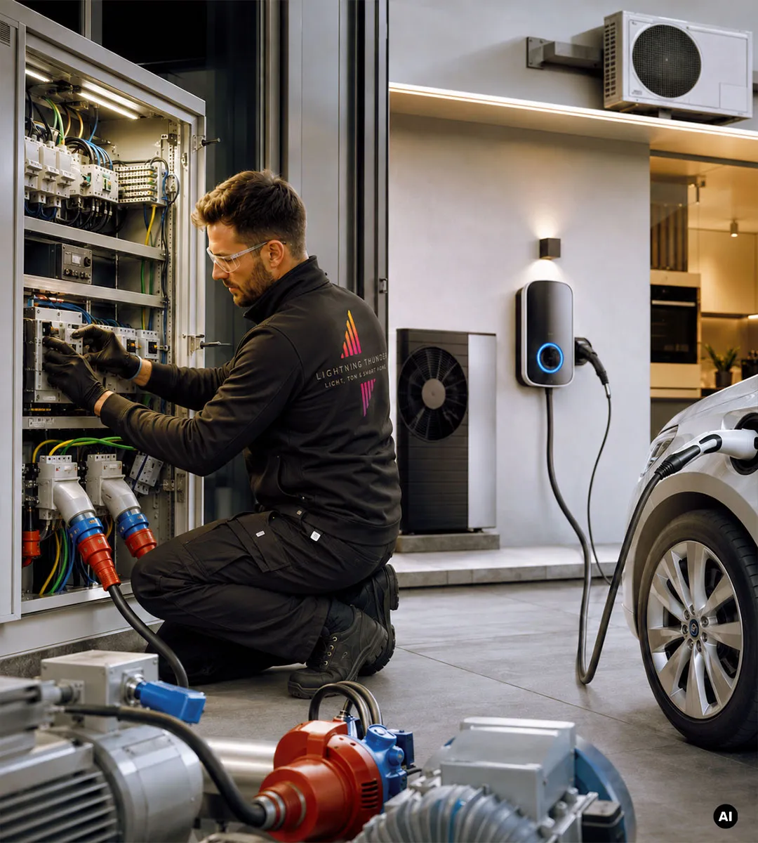 Lightning Thunder – professioneller Maschinenanschluss für Industrie und Gewerbe mit fachgerechter Elektroinstallation, Schalttechnik und Anbindung elektrischer Anlagen und Maschinen.